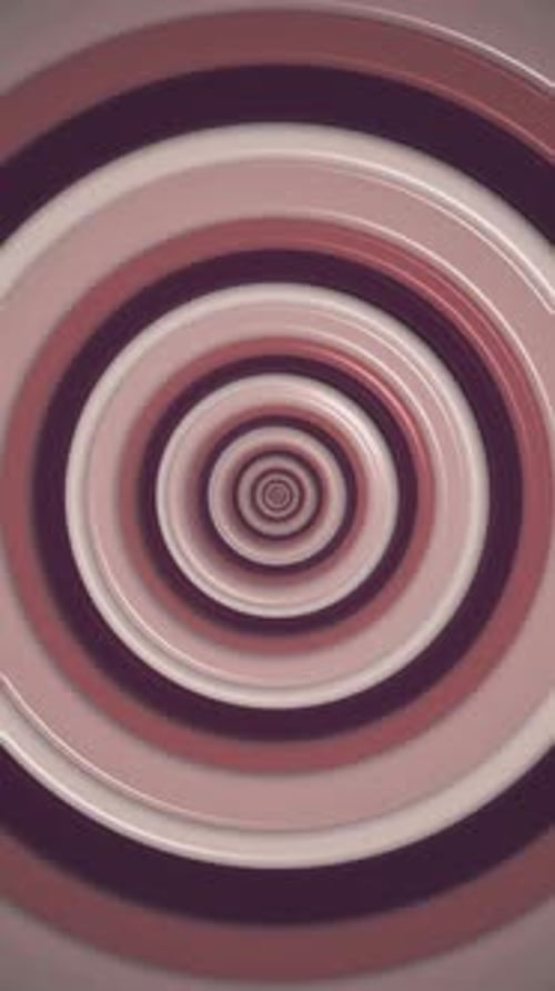 Hypnotic Loop of Rotating Geometric Circles