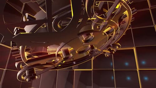 Futuristische mechanische Getriebe