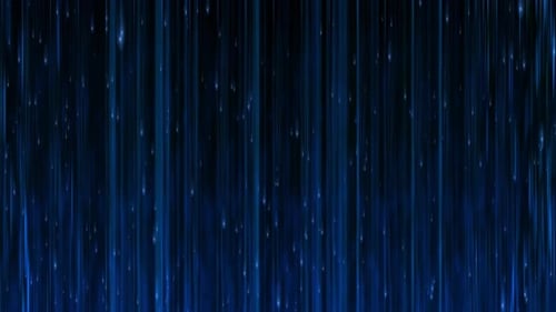 Futuristic Blue Light Streaks and Particles Flowing Upwards Motion Background