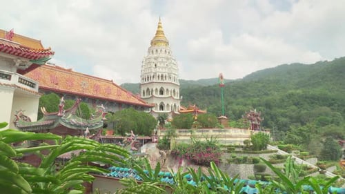 Awesome view of the Kek Lok Si Temple, Penang, Malaysia