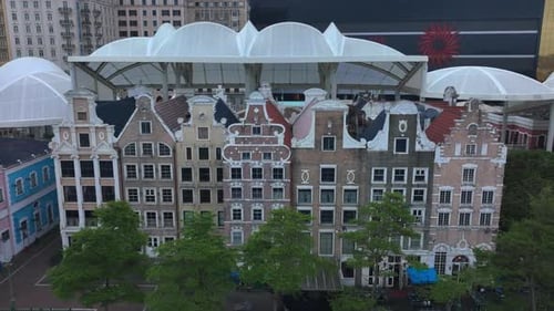 Colorful Houses In Macau Fishing Shipyard