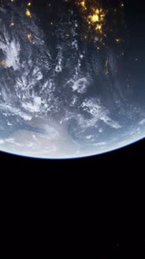 Earths Night View From Space