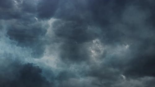 Turbulent Clouds Time-Lapse