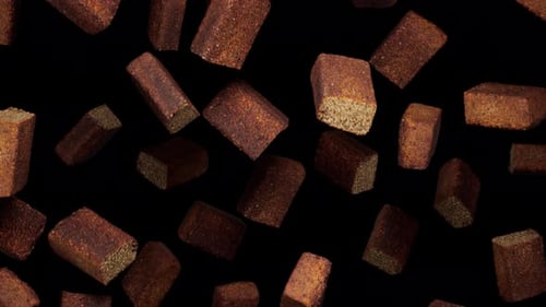 Endlessly Falling Black Breads on Alpha