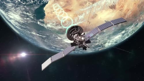 Übertragung über Satellit