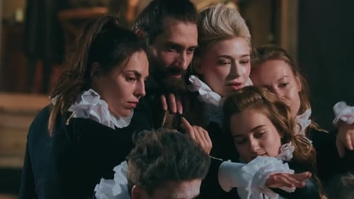 Close Up of Group in Historical Costume