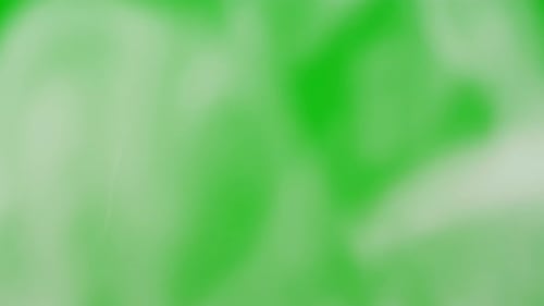 Abstract Smoke on Green Chroma Key Background Smoking Cigarettes or Marijuana Weed Steam Clouds