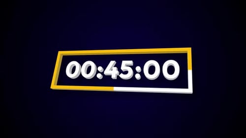 Countdown 1 Minutes 60 Sec Timer One Min Counter