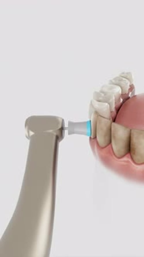 Teeth Polishing 9x16 4k