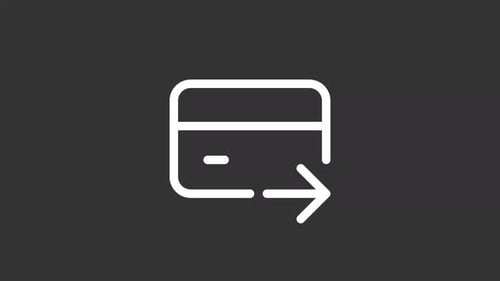 Animated Transfer White Line Ui Icon