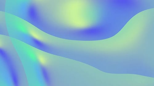 Abstract Fluid Gradient Morphing Shapes Seamless Loop