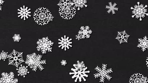 Flocos de neve de papel