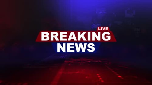 Futuristic Breaking News Live Title Animation
