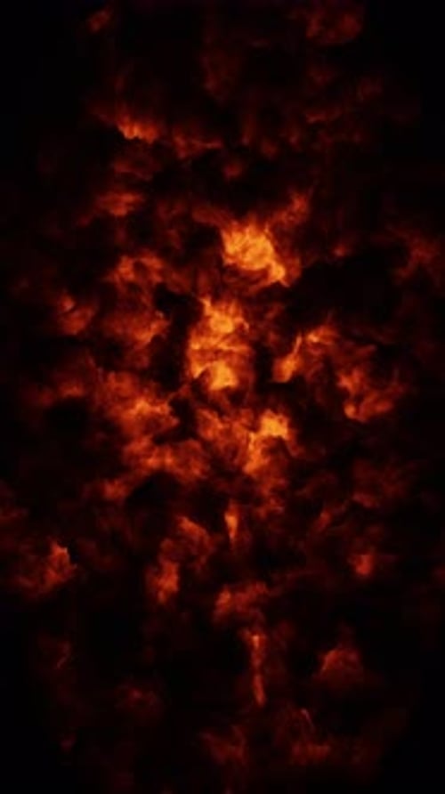 Abstrakte Vollformat-Feuer-Wolk