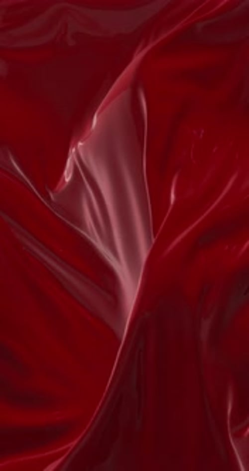 Abstract Red Fluid Flowing Motion Background