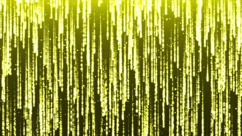 Abstract Golden Particles Flowing Down Motion Background