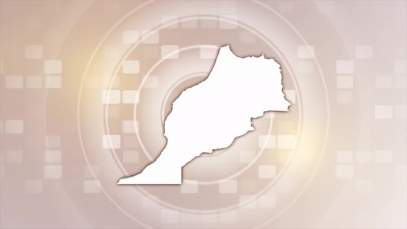 Morocco Map Reveal Animation with Geometric Background, Backgrounds ...
