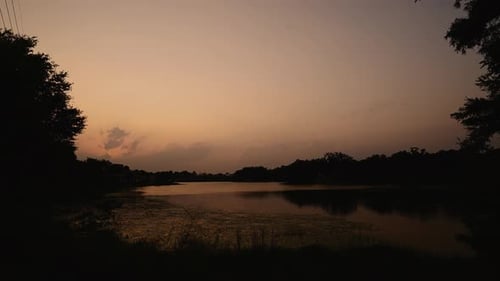 A beautiful sunset timelapse over a lake.