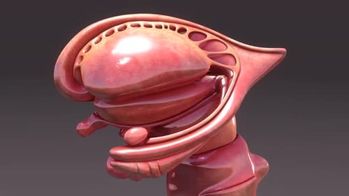 Rotating Human Brain 3D Model for Medical Education