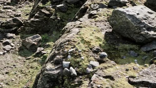 Nahaufnahme der Rocky Stones Formation