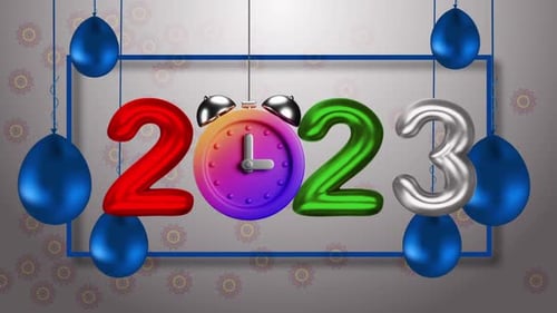New Year 2023 Loop Background for Event