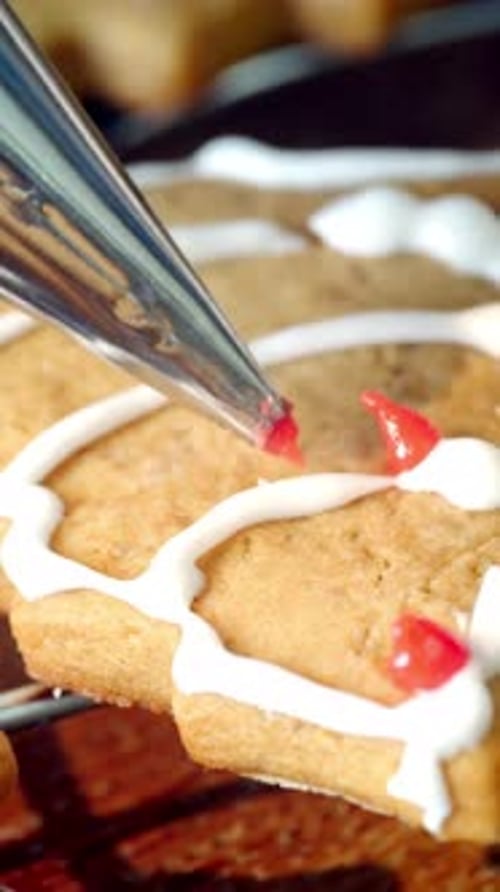 Vertical View Of Homemade Cookies