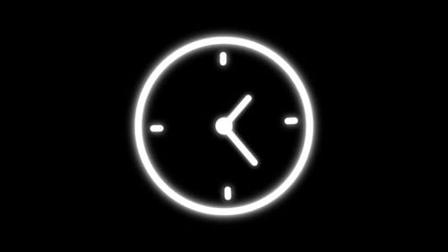 Technology Timer Analoguhr weiß