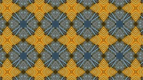 Abstract Geometric Kaleidoscope Pattern Background Loop