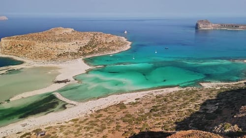 Stunning turquoise waters and golden beaches at Balos Lagoon in Crete