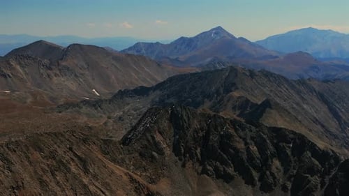 Collegiate Peaks, escarpada cumbre de Huron Peak, escalada de 14 m, verano, otoño, otoño, Montañas Rocosas