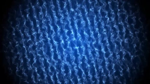 Glowing Blue Fluid Waves Abstract Background