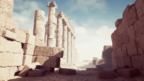 Ruins of Ancient City of Palmyra