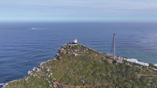 Famous Cape Point At Cape Town In Western Cape South Africa.