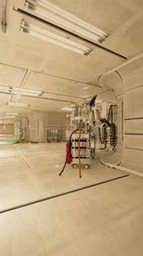 Exploring a Futuristic Robotic Workshop in a High Tech Environment