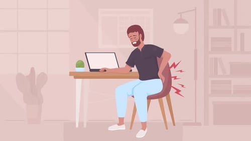 Animated Spine Problem Illustration