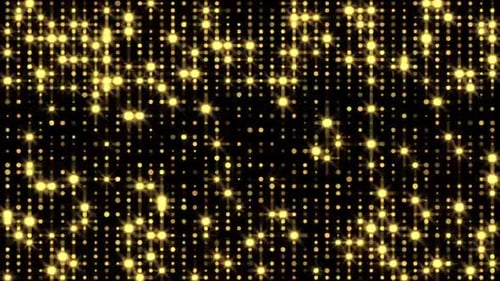 Sparkling Gold Glittering Particles Festive Abstract Background