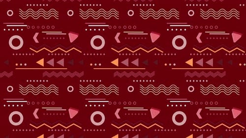 Kreisanimation, geometrisches Muster, Schleife, moderner abstrakter Hintergrund.