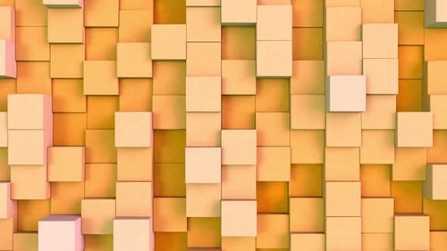 Würfel-Hintergrund Orange