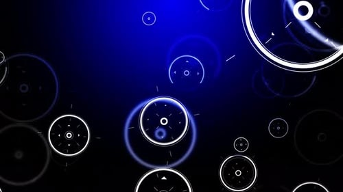 Tecnologia: laço de fundo azul