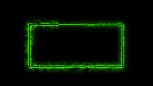 glowing square animation