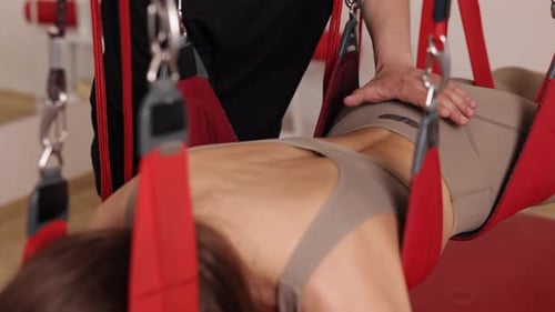 Sangles thérapeutiques pour table de traitement, clinique de réadaptation