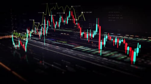 Business Data Analysis and Animated Graphs for Business Stock Market Presentation 09