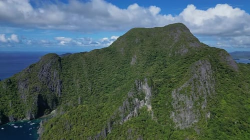 Tropical Philippines Islands Sea Panorama