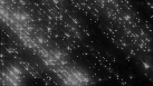 Dynamic Glowing Grid of Abstract Dots Looping Background