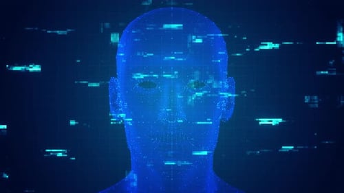 Future Cyber Mind Innovation Automation Autonomous Brain ChatGPT AI Tech Machine Learning Face