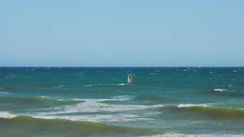 Windsurfen in Zeitlupe