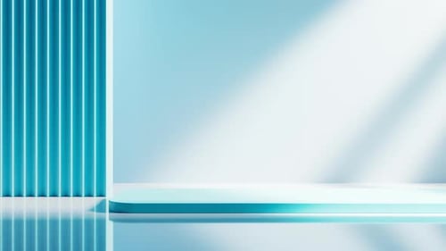 Structure de bâtiment vide avec des géométries créatives