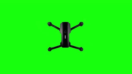 Drone on Green Screen