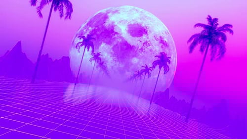 Sci Fi Futuristic Road Concept, Background Loop