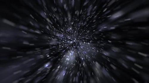 Space Warp Speed Hyperspace Travel Background
